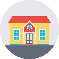 Apartment Colored Vector Icon