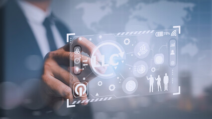 LLC. Limited Liability Company. Business Technology Internet