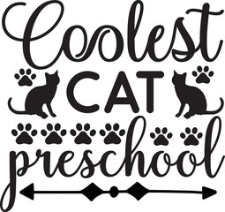 Cat svg design cut files