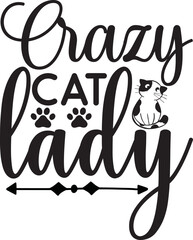 Cat svg design cut files