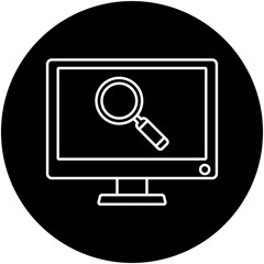 Search content Isolated Vector icon which can easily modify or edit