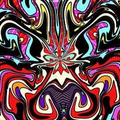 Mandala psychedelic abstract