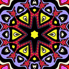 Mandala psychedelic abstract