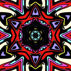 Mandala psychedelic abstract