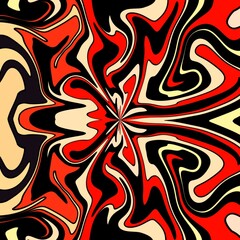 Mandala psychedelic abstract