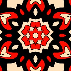 Mandala psychedelic abstract