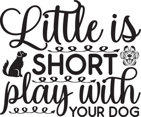 Dog svg design cut files