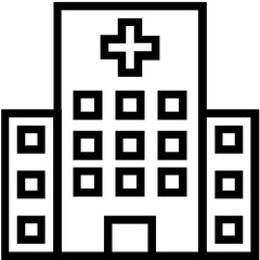 Obraz premium Hospital Vector Icon 