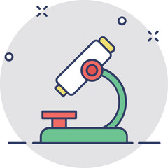 Microscope Vector Icon