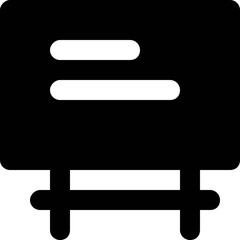 Whiteboard Vector Icon