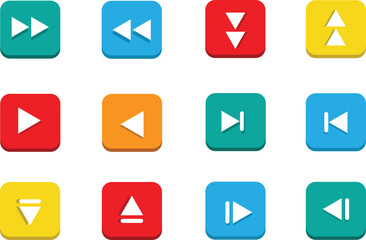  social medial logos and icons collection set