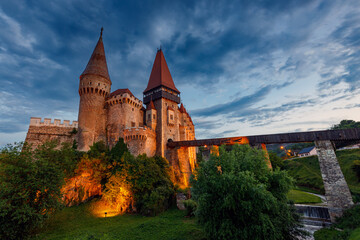 Corvin Castle în Hunedoara în Romania	
