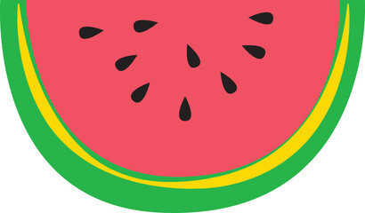 watermelon vector illustration