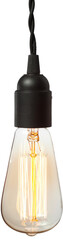 Glowing edison yellow light bulb - 526938755