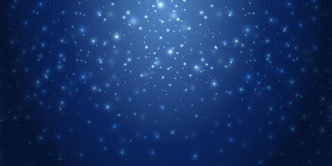 キラキラの玉ボケのベクターイラスト背景(雪,降雪,冬)