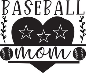 Baseball svg design cut files