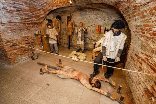 The torture chamber of Hunedoara in Romania