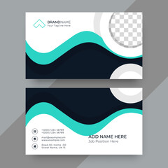 Corporate business card design template, Visiting card with modern style, Calling card template