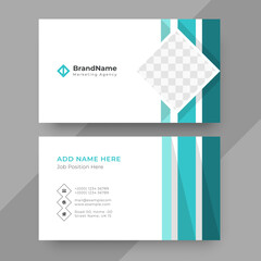Corporate business card design template, Visiting card with modern style, Calling card template