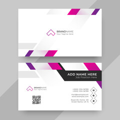 Modern business card design template, Creative visiting card design, Corporate identity