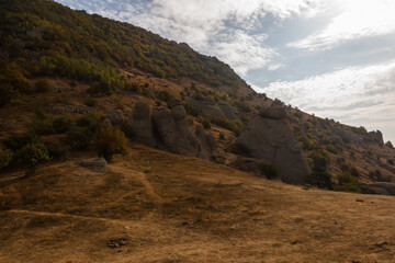 Mountain slope of the Demerdzhi massif