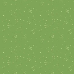 green seamless pattern with dots