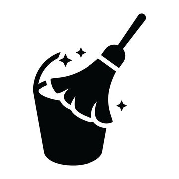 recommend clip art: Floor mop icons. Mop And Bucket symbol. Cleaning service signs for apps and websites with transparent background PNG