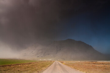 Volcanic ash , Iceland