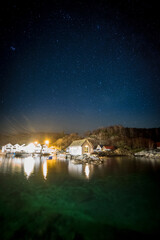 Grasdalsj&oslash;en at night, Norway