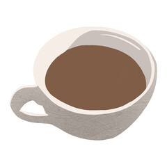 Tea or Coffee cup. Ceramic mug isolated on white background.