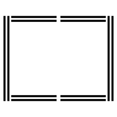 line square border
