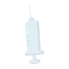 Icon medical syringe.