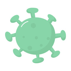 Virus flat icon