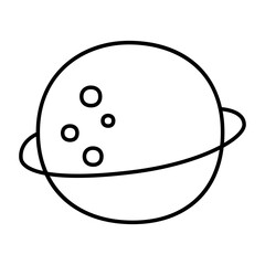 saturn planet icon
