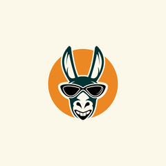 Donkey cool logo design