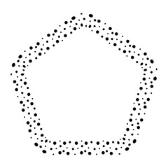 dotted geometric shape

