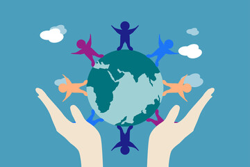 world population day illustration