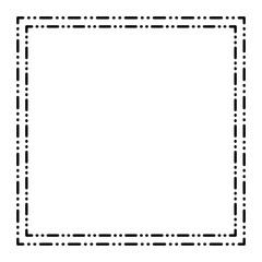 dotted square frame
