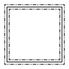 dotted square frame
