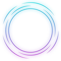 glow gradient round border
