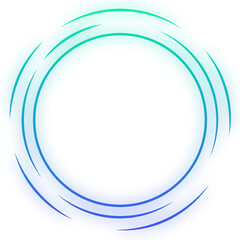 glow gradient round border
