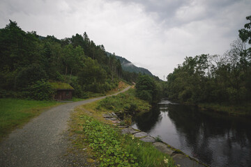 Nature of Os, Bjørnafjorden, Norway