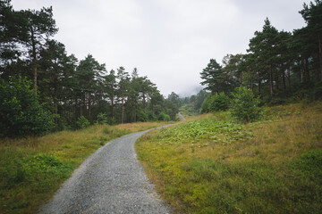 Fototapeta na wymiar Nature of Os, Bjørnafjorden, Norway