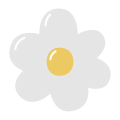 Simple flower icon