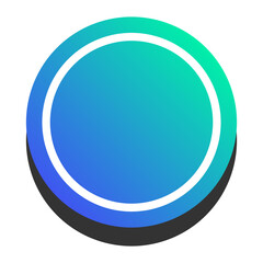 Fototapeta premium gradient round infographic text box 