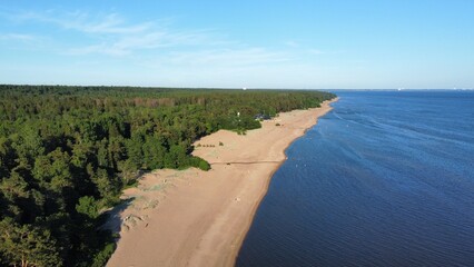 Photo of the beach from a quadcopter