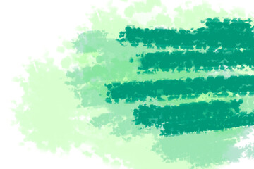 Obraz premium Texture of brush strokes Green, background or abstract texture Decorative vintage style backdrop, watercolor splash painted background, pastel color with pattern cloud texture effect, with free space 