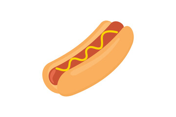 Hot Dog vector template illustration