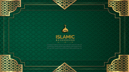 Arabic elegant luxury ornamental islamic background with islamic pattern 
