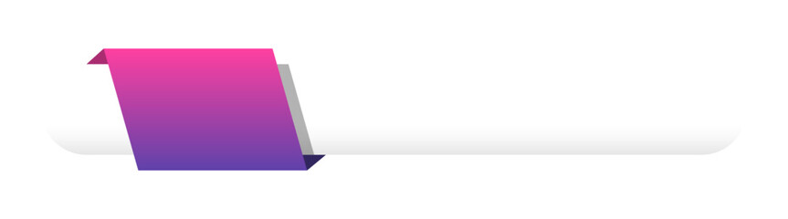 gradient infographic ribbon element
